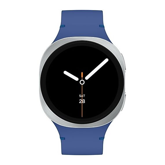 Galaxy Watch8 | 40 мм | 4G LTE | Silver | Sport/Blue | S/M, Размер: 40 мм, Цвет: Silver, Тип ремешка: Sport, Цвет ремешка: Blue, Размер ремешка: S/M, Подключение часов: Bluetooth / Wi-Fi + 4G LTE, изображение 2